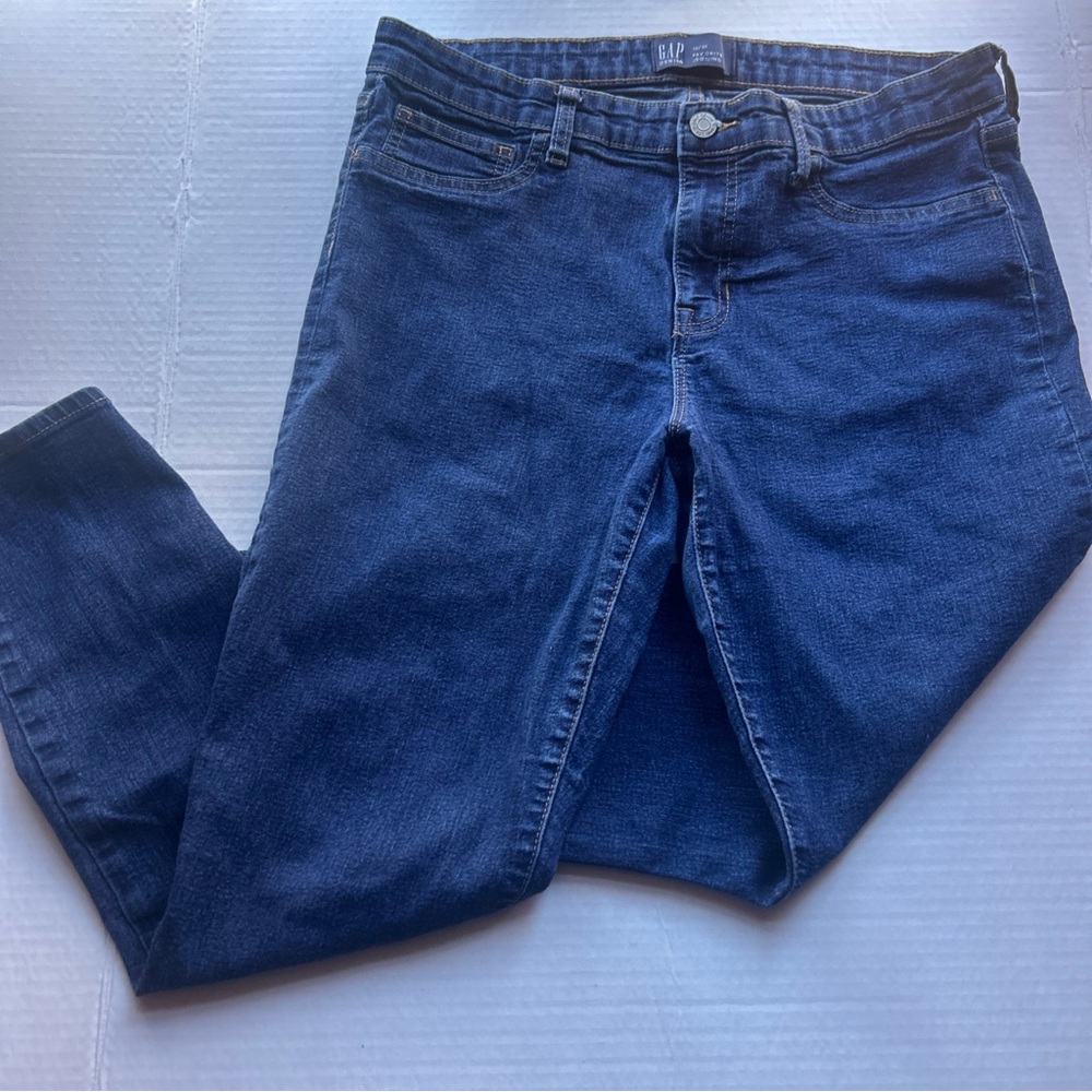GAP Women's Deep Blue Denim Favorite Jeggings 12/31